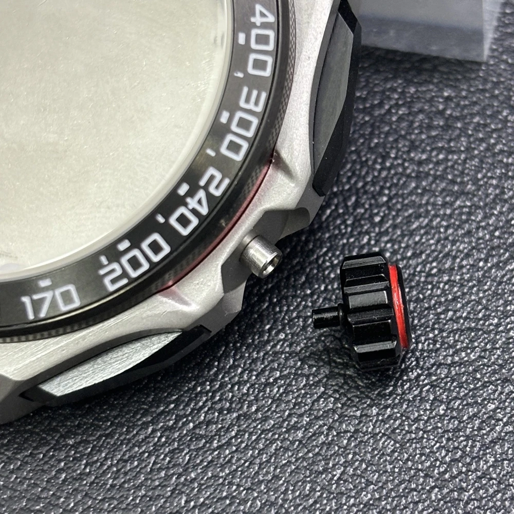 New VK63 Case 42mm Men's Watches Metal Case Chronograph Case for VK63 Movement 18.5mm Strap Accessories Mission to the Watch