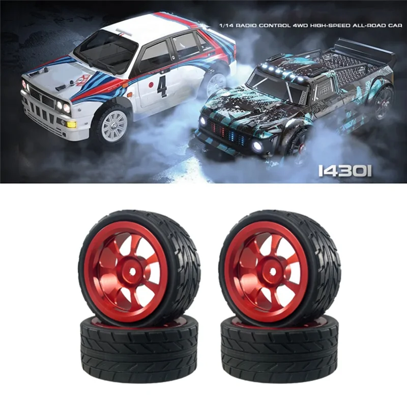 

Металлические ступицы и шины YSUN-Tyres для MJX 1/14 14301 14302 14303, детали для обновления радиоуправляемого автомобиля