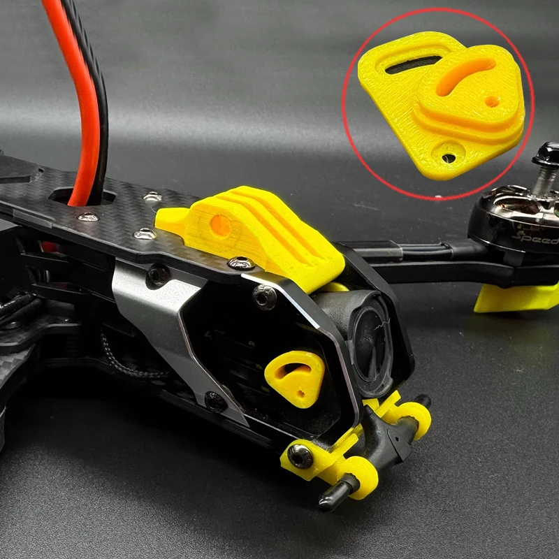 2Pairs DJI O4 Pro Air Unit Camera Mounting Adapter with Installation Screws for SpeedyBee Mario5/8 FPV Drone DIY Accessories