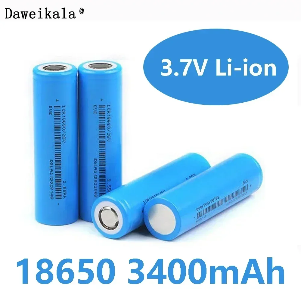 high-capacity 100% Original 18650 5C 3400 2800 2000mAh Battery 3.7V Discharge 20A Special Rechargeable Power Li-ion Battery