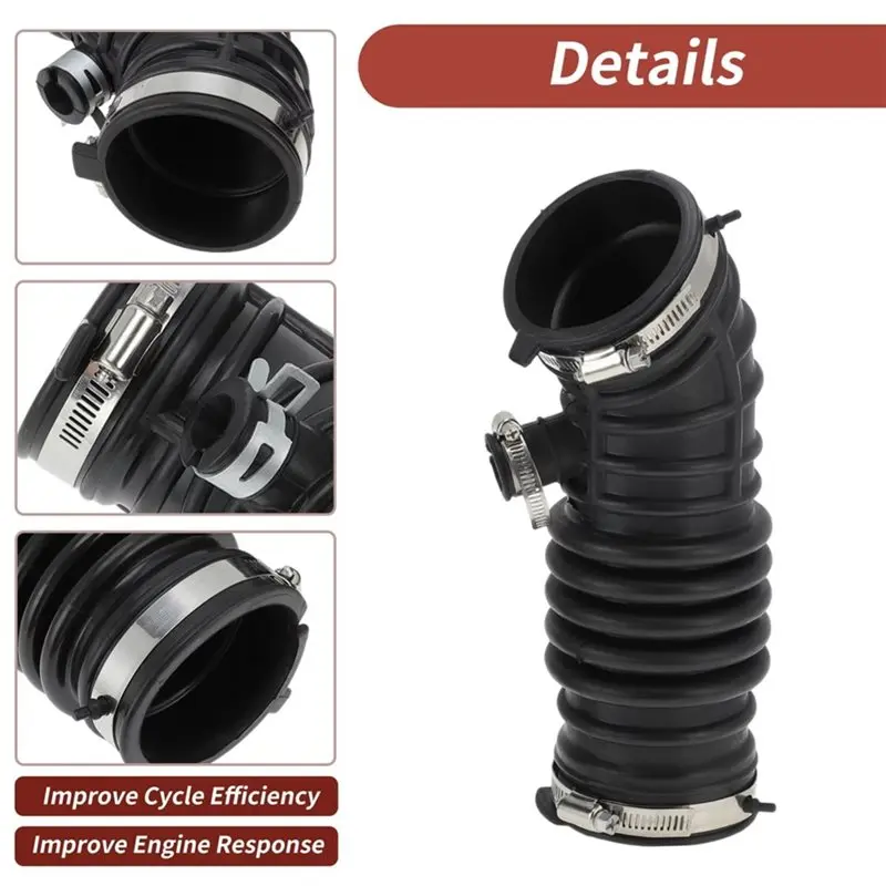 A96E-For Infiniti EX35 3.5L 2008-2012 Compatible Air Intake Hose Tube 1 Pair 16576-JK20A 16576-JK21A