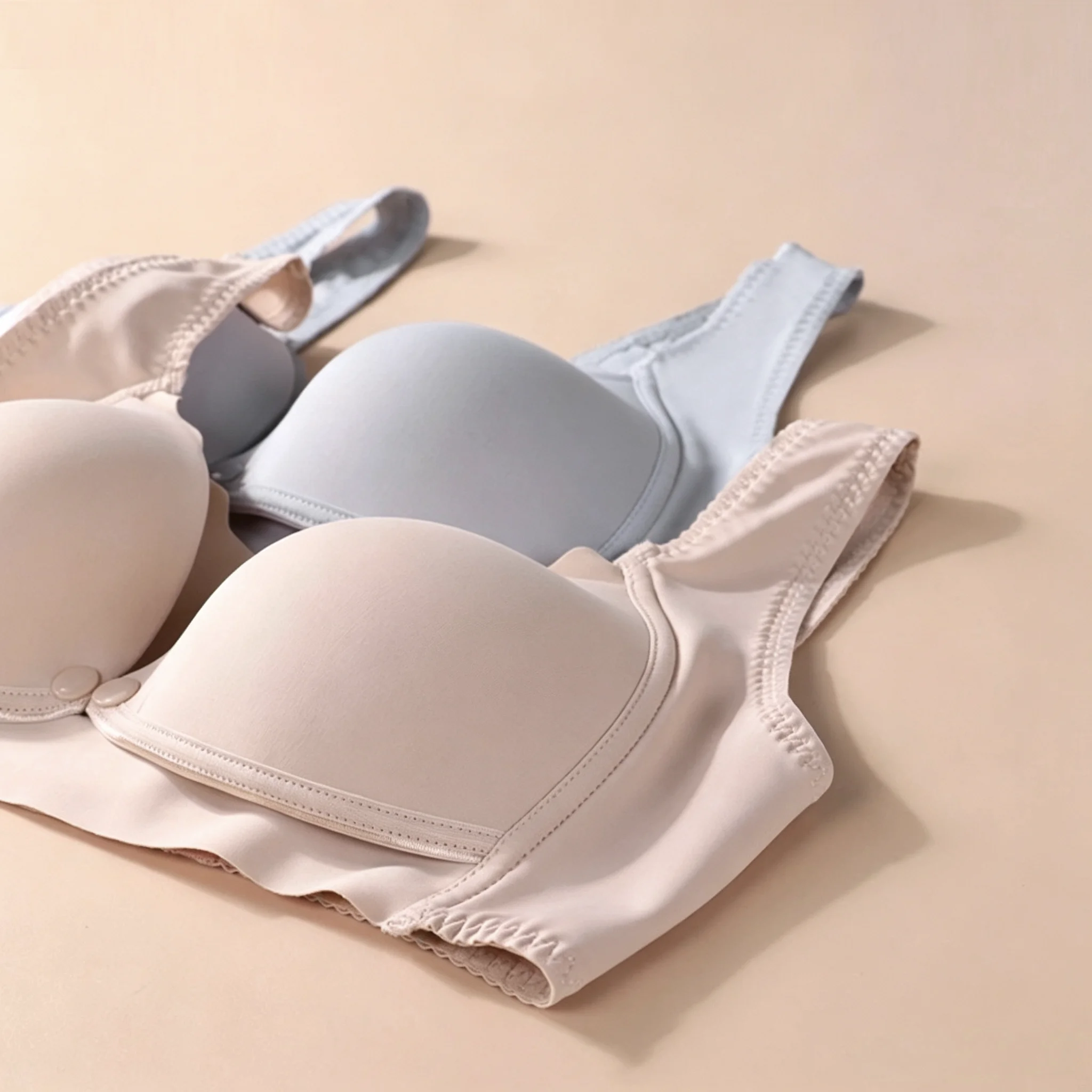 Postpartum Nursing Bra Tank Top with Lift Anti-Sag Front-Opening Design for Breastfeeding Women Comfortable Pregnancy Top