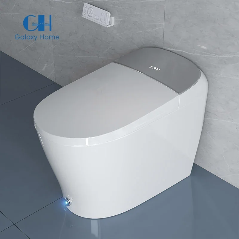 Luxury Smart Toilet with Bidet Built In Bidet Toilet with Heated Seat Elongated Japanese Toilet with Automatic Flush Dryer Night