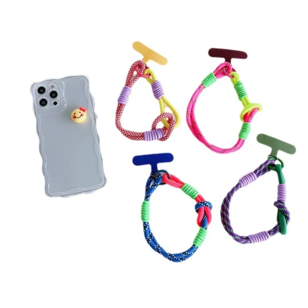 Anti-loss Mobile Phone Lanyard Universal Detachable Cell Phone Braided Strap Multi-purpose Convenient Colorful Phone Wrist Strap