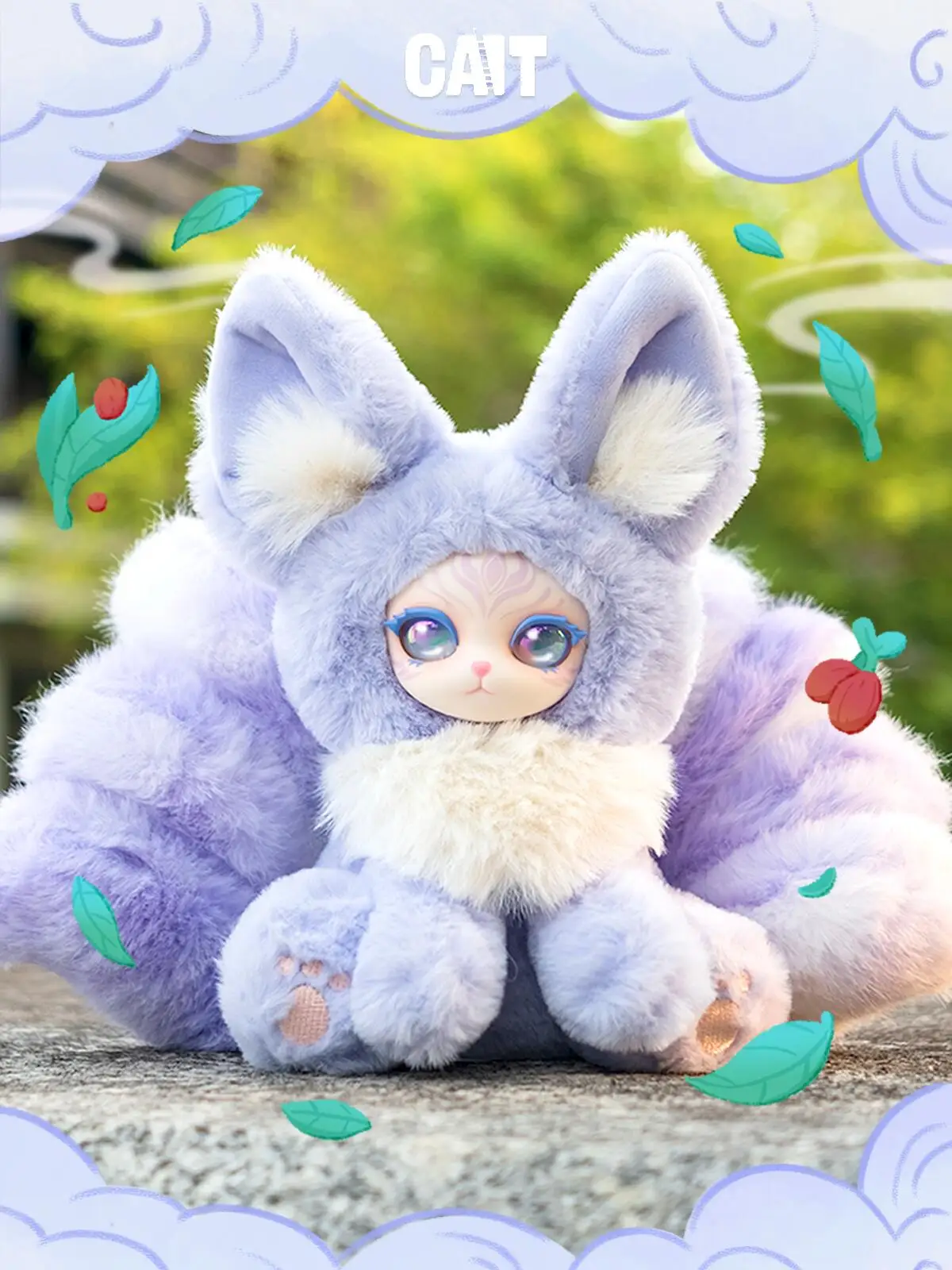 Auspicious Nine Tails Series Blind Box Cute Anime Figure Cute