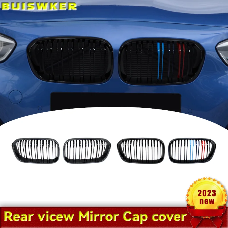 

Car Front Bumper Grilles Kidney Racing Grill For BMW 1 Series F20 F21 LCI 120i 2015 2016 2017 2018Double Slat Replacement Grille