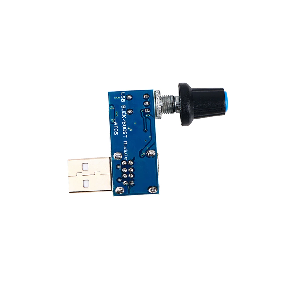 

2PCS DC 5V USB Fan Speed Controller Regulator Adjustable Potentiometer Fan Stepless Speed Regulation Module