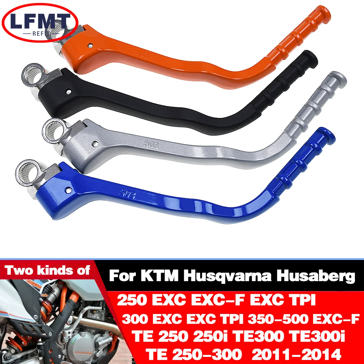 Motocross Kick Start Starter Lever Pedal For KTM EXC EXCF TPI XC XCF SX SXF XCW XCFW For Husqvarna TC TE 250 300 350 400 450 500