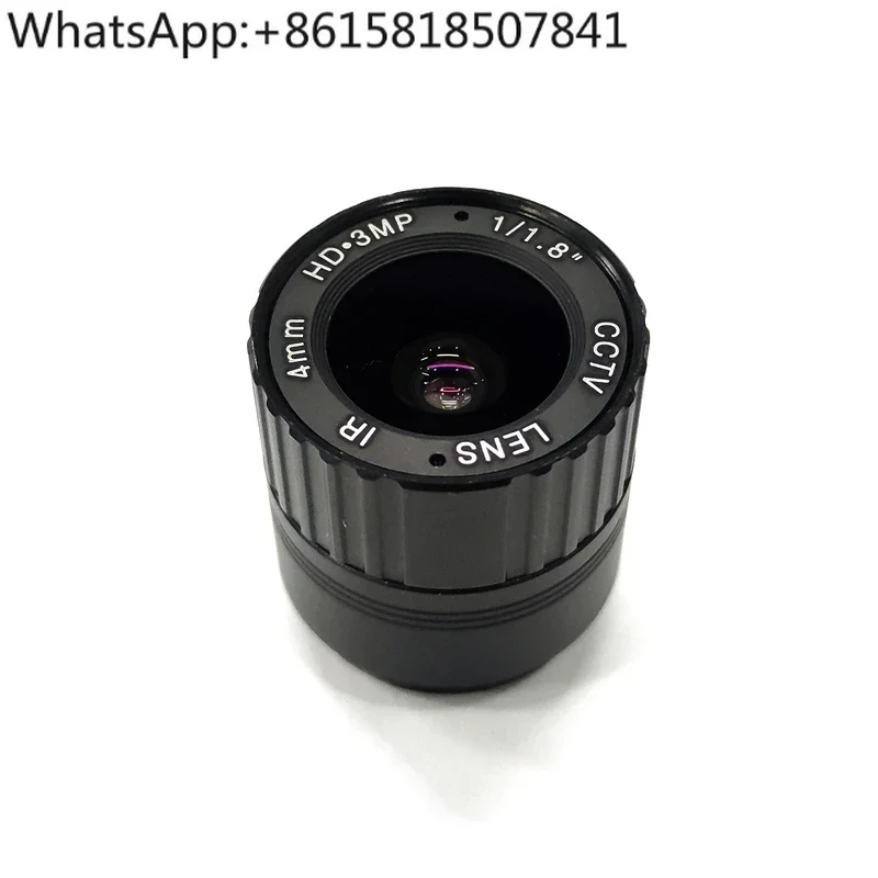 Machine vision 3 million pixels 1/1.8' fixed focus 4/6/8mm HD industrial camera surveillance lens CS interface