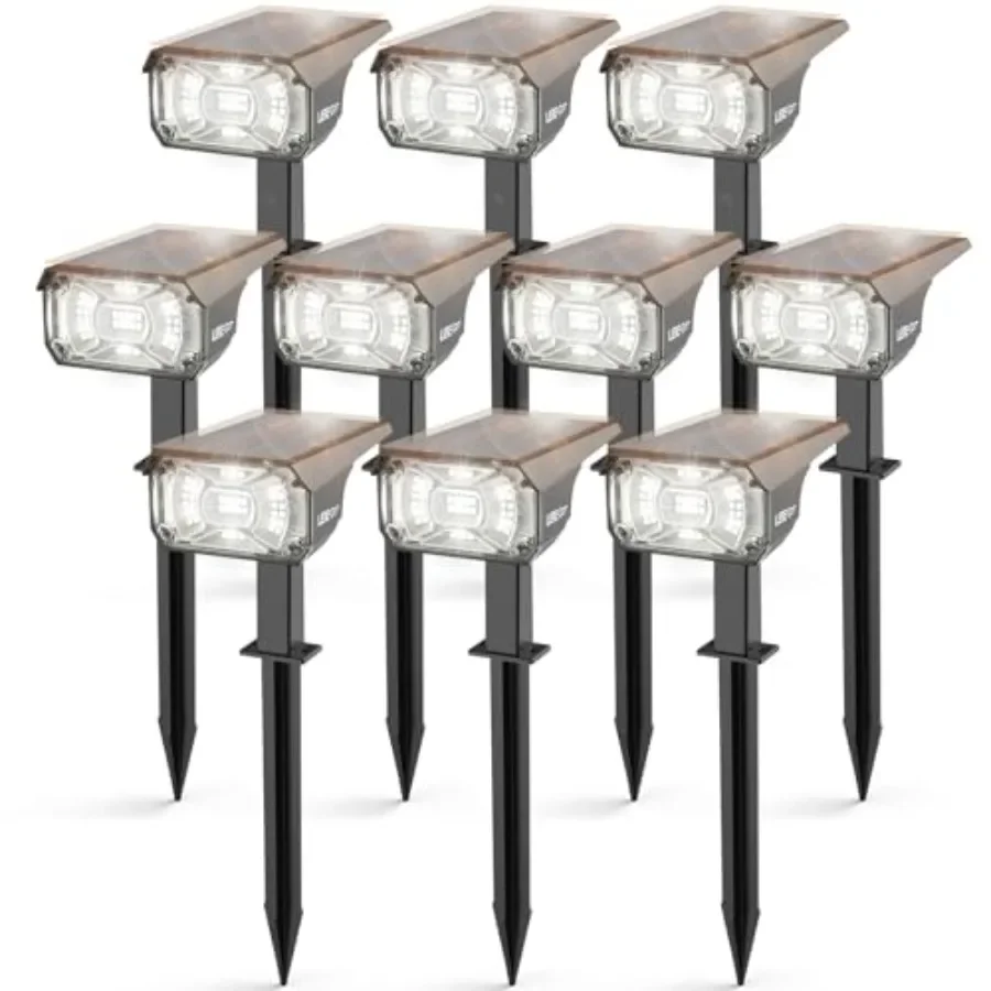 

Solar Spot Lights IP65 Waterproof 40 LED Landscape Spotlights 3 Modes Outdoor Garden Lights 360 Adjustable Lighting Angle Solar