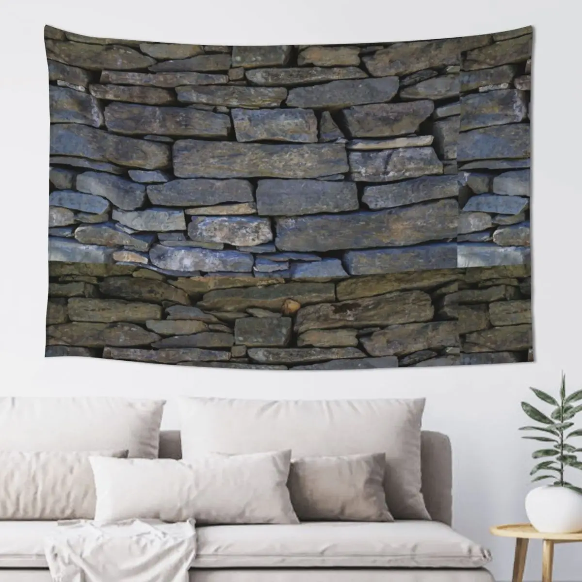 

Old stone wall texture Tapestry Hanging Wall Room Design Home Supplies Tapestry