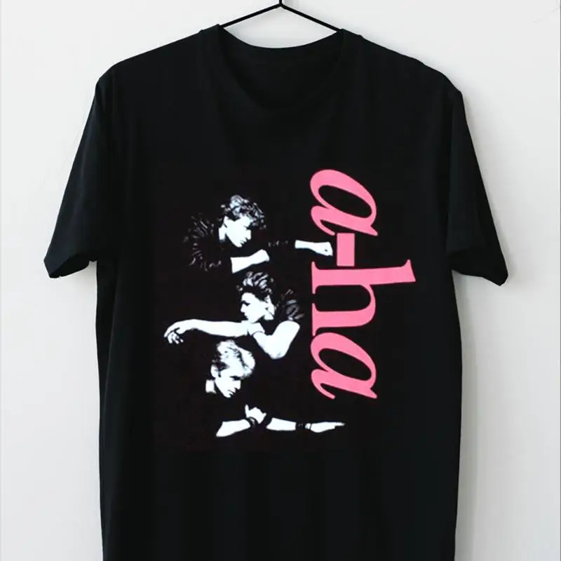 

NEW A Ha band Cotton Black All Size T Shirt
