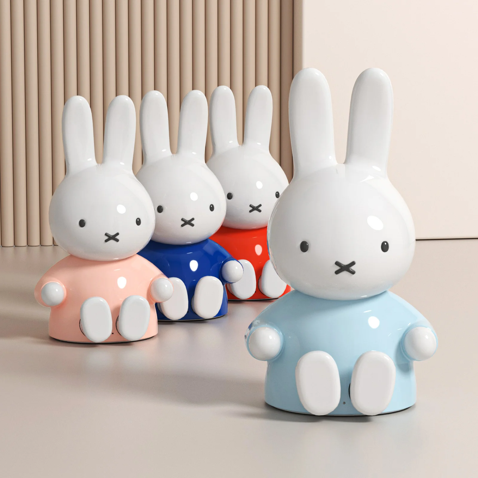 Kawaii Miffy Wireless Bluetooth Speaker Small Rice Cute Creative 3D Surround Home Loudspeaker Christmas Gift Toy