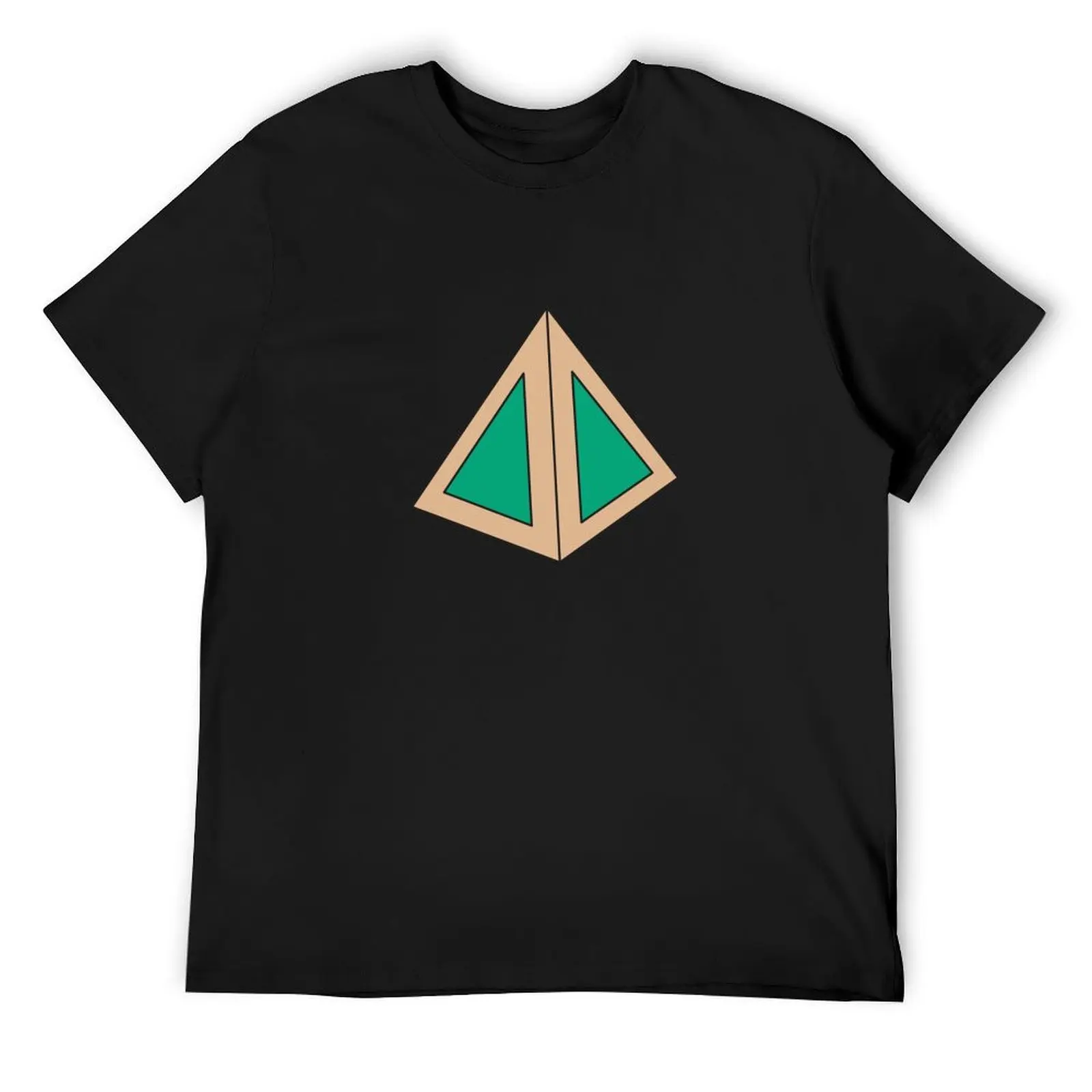 Green Triangles T-Shirt oversized t shirt cheap stuff T-shirt men