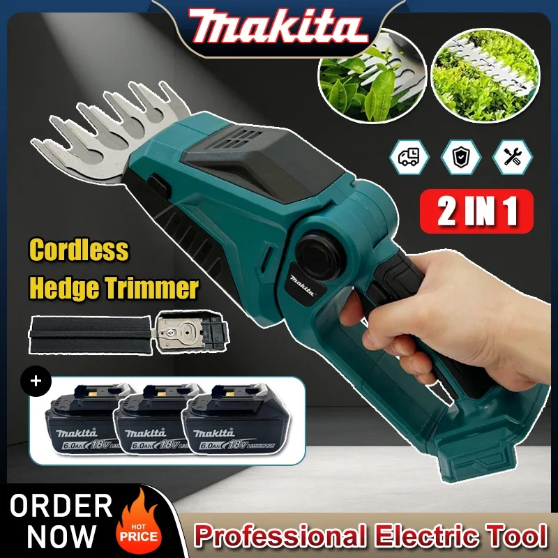 cortasetos-inalambrico-makita-2-en-1-mini-tijeras-electricas-para-cesped-recortadora-de-arbustos-para-jardin-funciona-con-bateria-de-18v