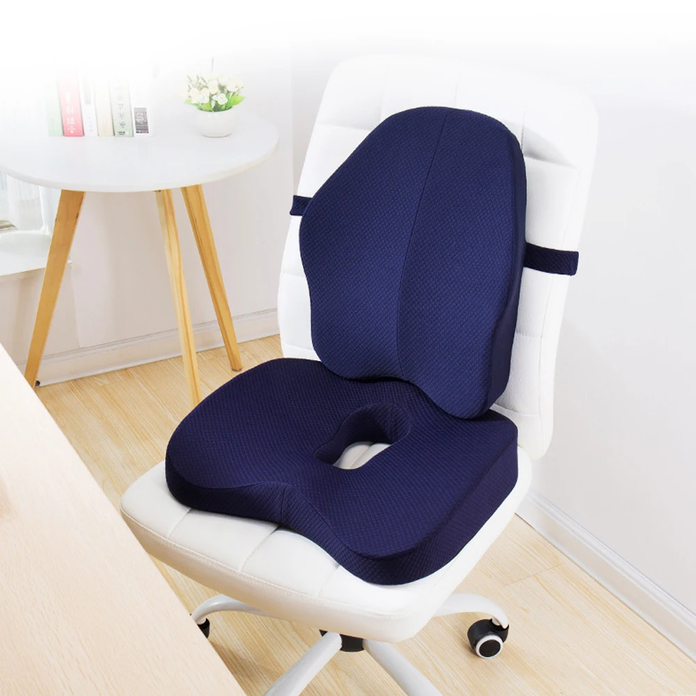 Cuscino Per Seduta, In Memory Foam, Tappetino Ergonomico Per Coccige - Foto 3