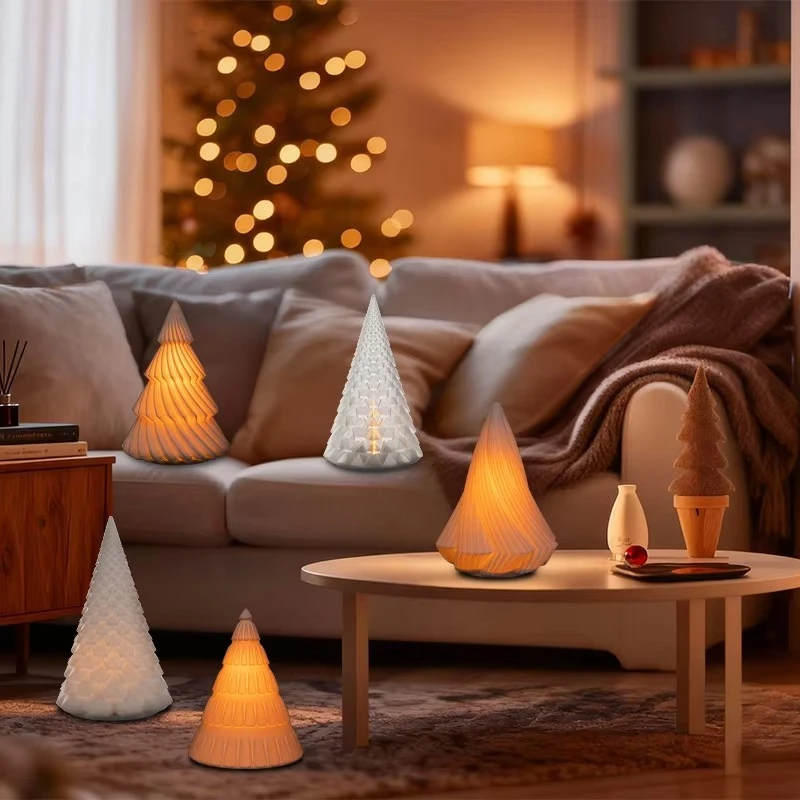 

3D Table Lamp Light Emitting Diode Christmas Decoration Night Light Table Decoration Holiday Glow Decoration