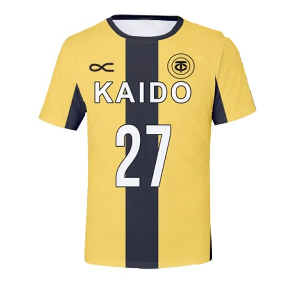 Hot-selling Summer Football Jersey 3DT-shirt Loose and Comfortable Men's and Women's Children's Fashion T-Shirt