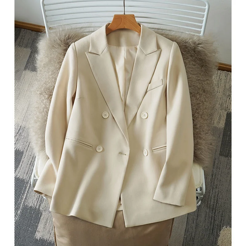 (With lining) Spring and autumn new women\'s loose Blazer/solid color large professional jacket