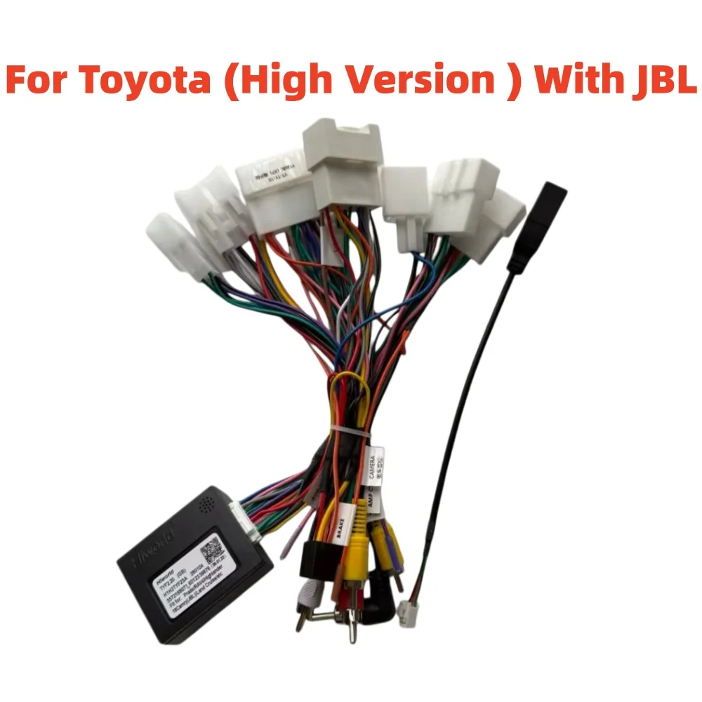 Android 16 Pin Radio TYF2.20 Canbus for All Toyota Prius Yaris Land Cruiser Highlander RAV4 Rize Camry Avensis Prado 150 Verso
