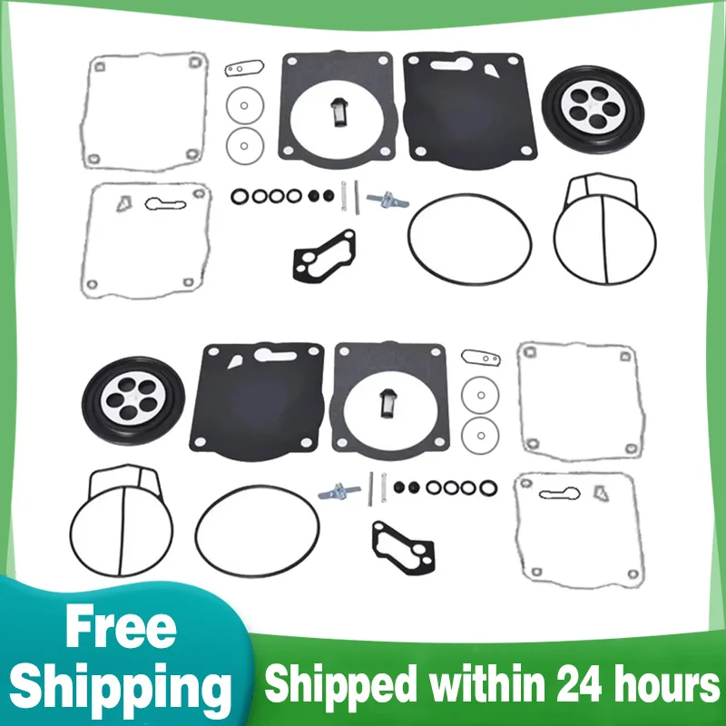 2X Carburetor Rebuild Kit for Sea Doo Sbni Dual 947 951 XP LTD RX GSX Limited GTX LRV Sport LE