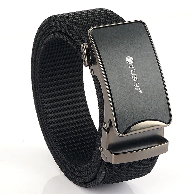 

Бренд TUSHI 3,4, широкий алюминиевый сплав, нашивка с автоматической пряжкой, деловой повседневный ремень, мужской ремень, нейлоновый ремень для брюк, спортивный ремень