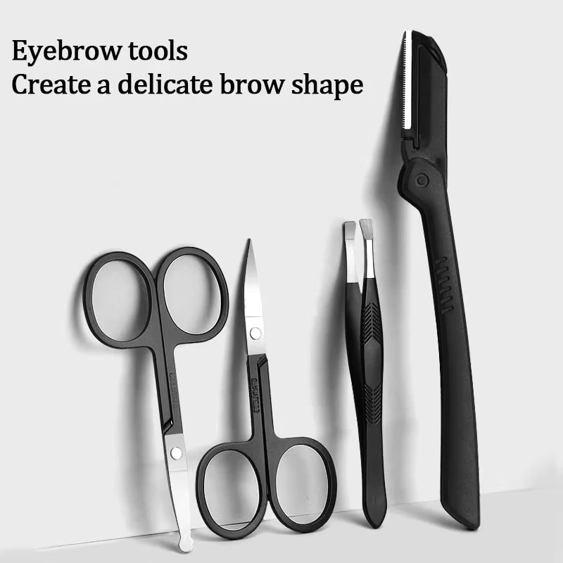 7-24 Stuks Manicure Tool Set Rvs Cuticle Nipper Cutter Kit Professionele Nagelknipper Pedicure Nail Art Grooming gereedschap