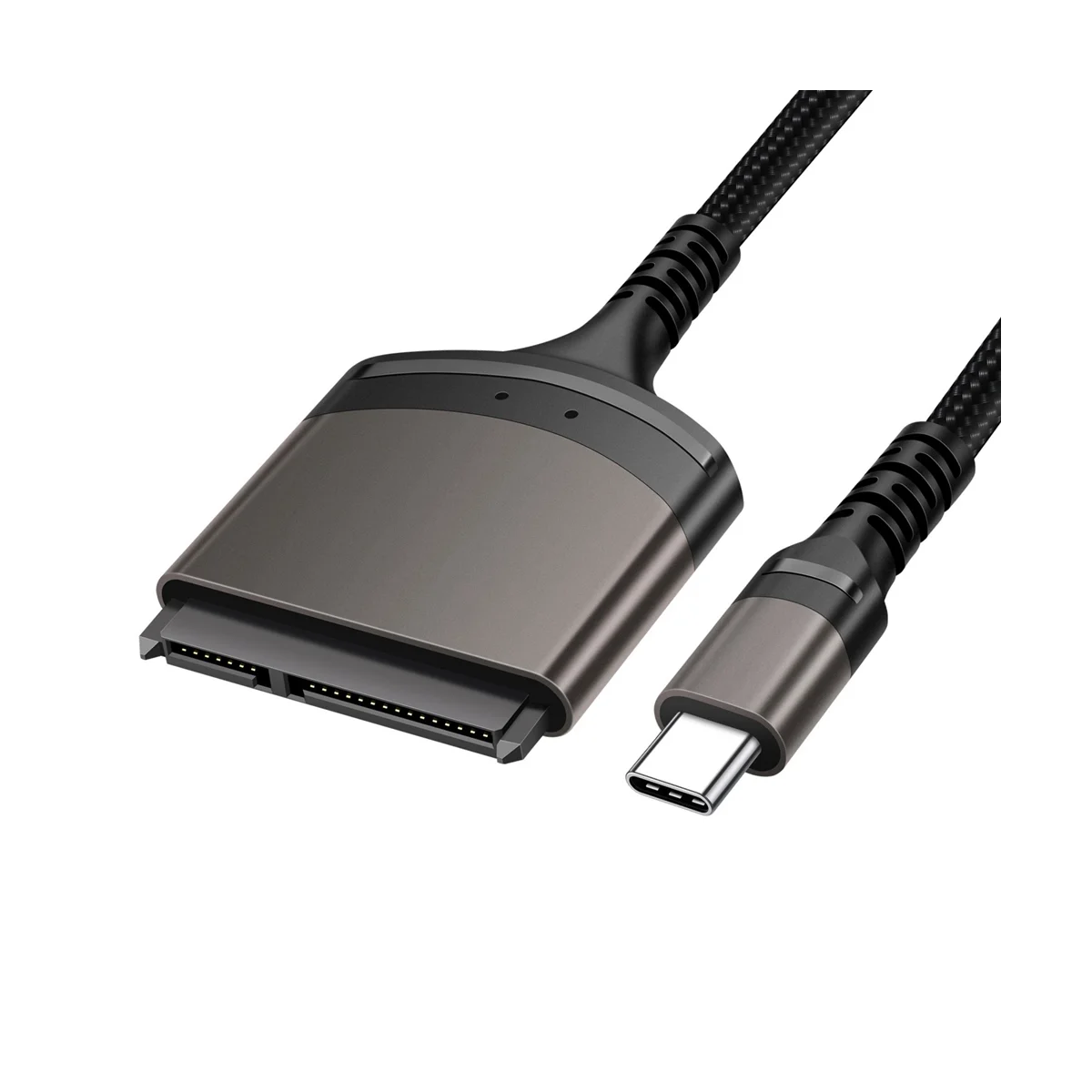 TYPE-C ke kabel SATA 3.0 Sata ke kabel adaptor USB C kabel SATA 2.5 inci Hard Drive HDD SSD eksternal 22 Pin Sata III untuk PC