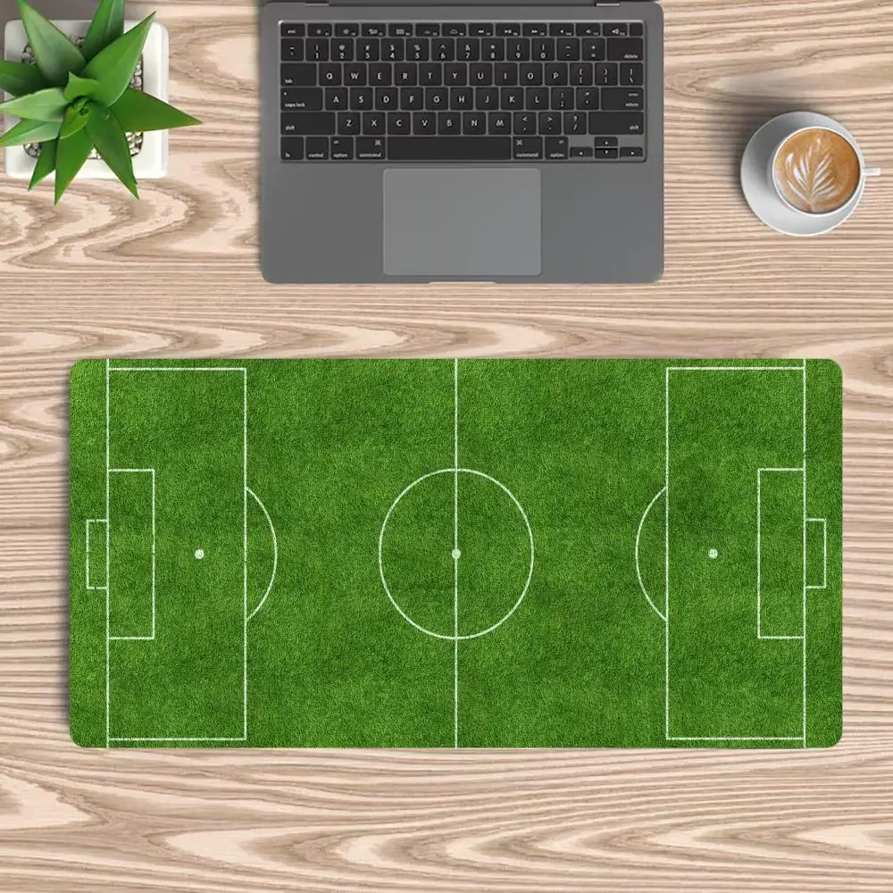 Aerial Soccer Pitch Mouse Pads Desk Accessories Gaming Room Decoration Desk Mats Things for The Room Keyboard Pad Mouse Mat