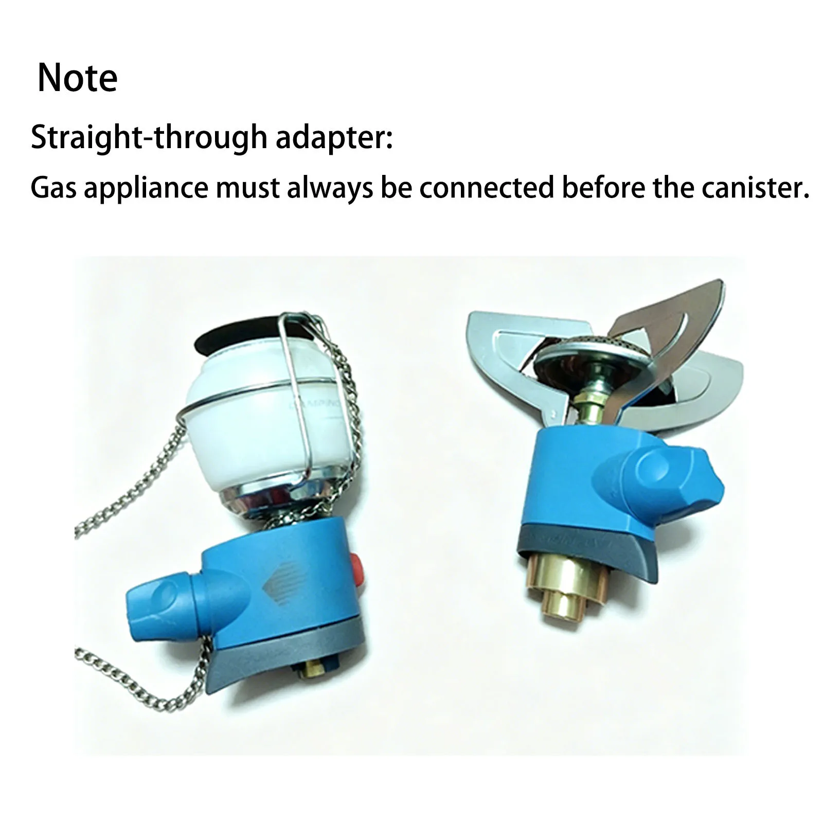 Gas Adapter Converter Lindal Canister to CV Stove Campingaz Gas Stove with Clic to screw cartridge