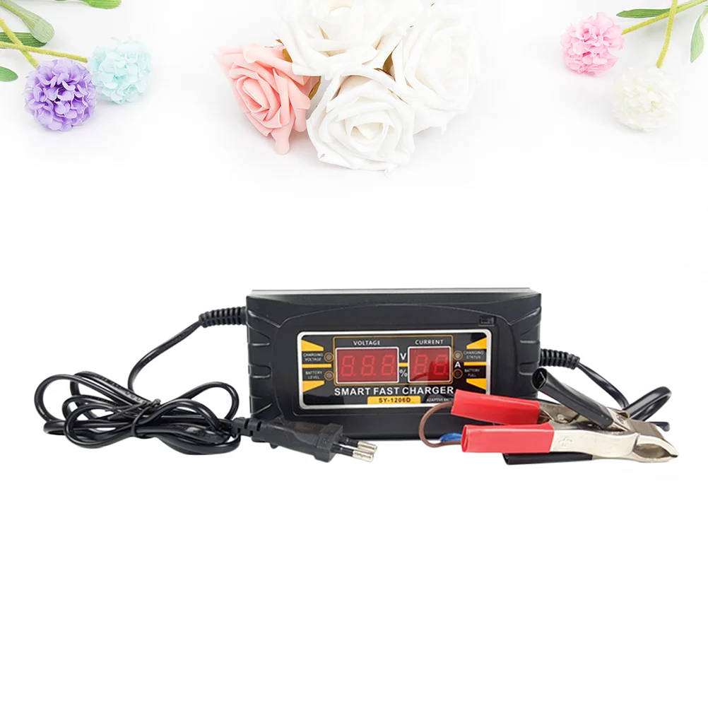 

12V 6A LED Intelligent Display Car for Lead Acid Batteries (EU Plug) car accessories