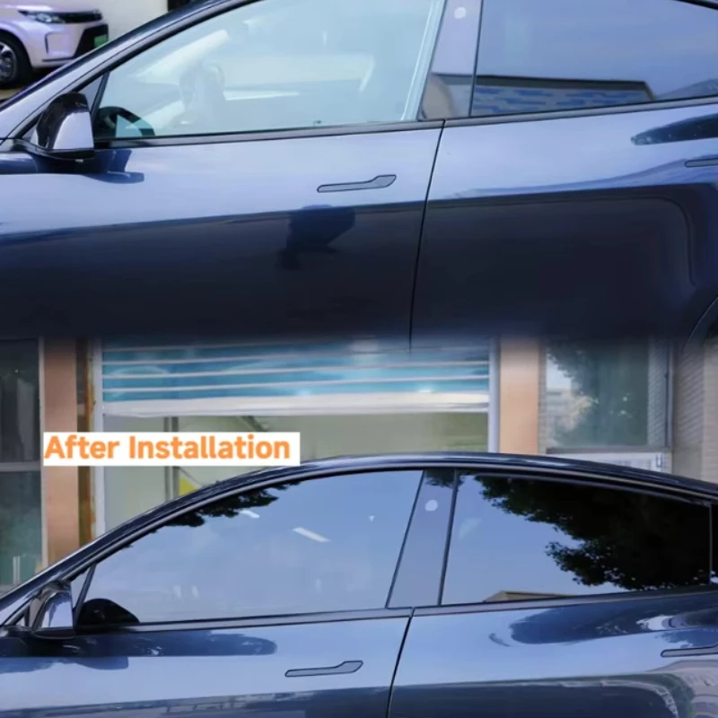 IRX15%50% New Black Glass Window Tint Ceramic Sunscreen Isolation UV Car Protective Anti Glare Explosion-proof Car Film