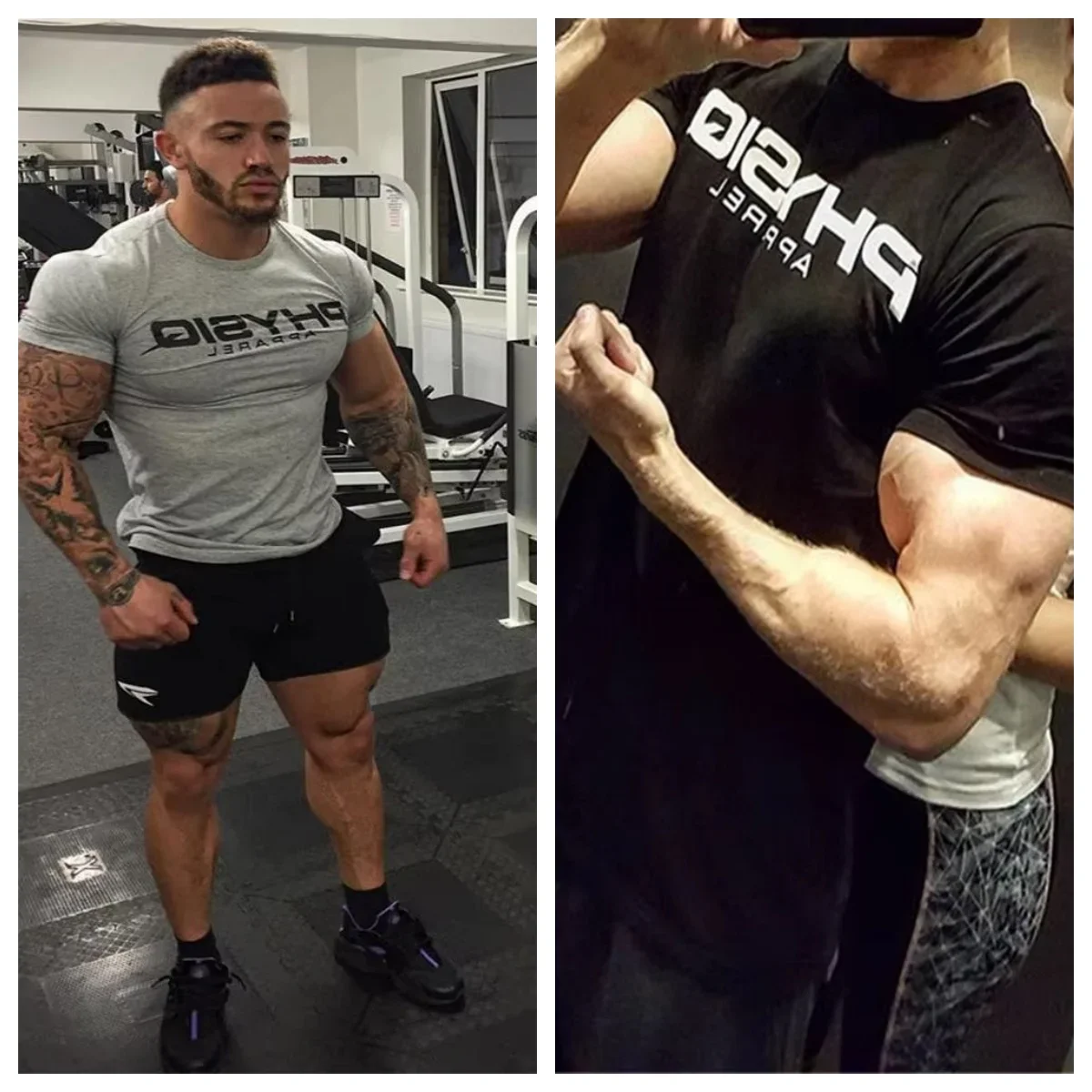 

25 New Muscle Brothers Sports T-Shirt Elastic Fitness Clothing Short Sleeve Running Training Clothing Breathable Clothing Shirt