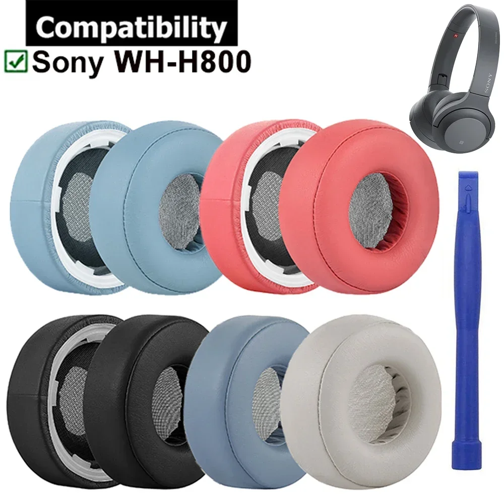 Replacement Protein PU Leather Memory sponge Earpads Ear Pads Muffs Cups Pillows Suitable For Sony WH-H800 Wireless Headphones