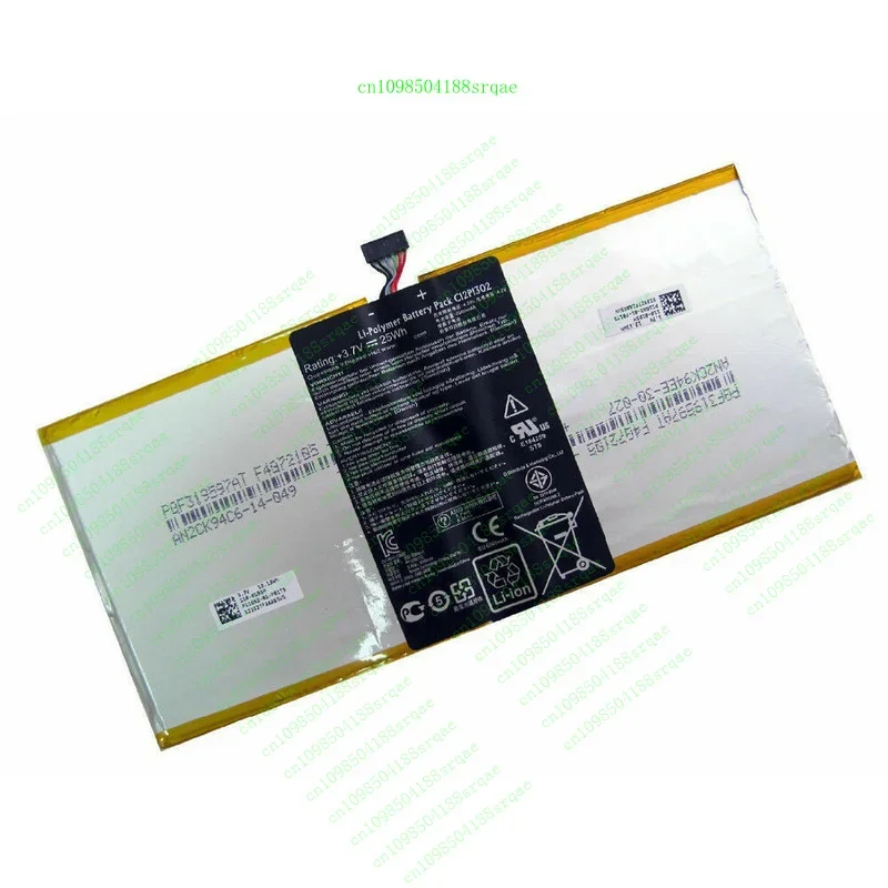

Оригинальный аккумулятор C12P1302 для ASUS MemoPad ME302KL K005, 25 Втч, 6560 мАч, 3,7 В, «% тест»