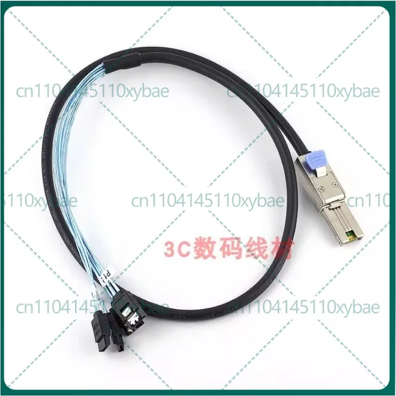 For MINI SAS cable SFF8088 26P to 4 SATA 7P server array card hard disk data cable 1m 2m