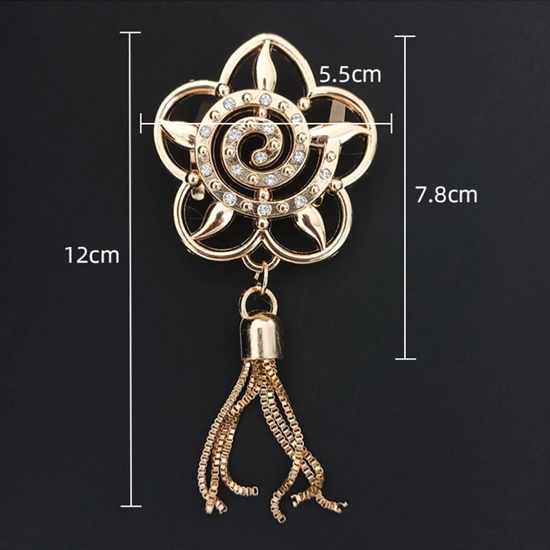 Fashion Geometric Metal Bag Decoration Buckle Tassel Pendant Buckle For Handbag Purse Hardware DIY Crafts Bag Accessories