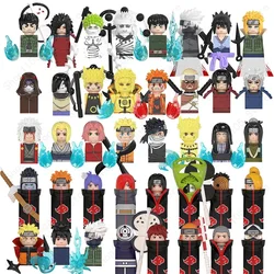 Minifiguras de acción de Naruto, bloques de construcción, Uzumaki, Naruto, Kakashi, Uchiha, Sasuke, Itachi, juguetes, 40 estilos, WM6105, WM6109