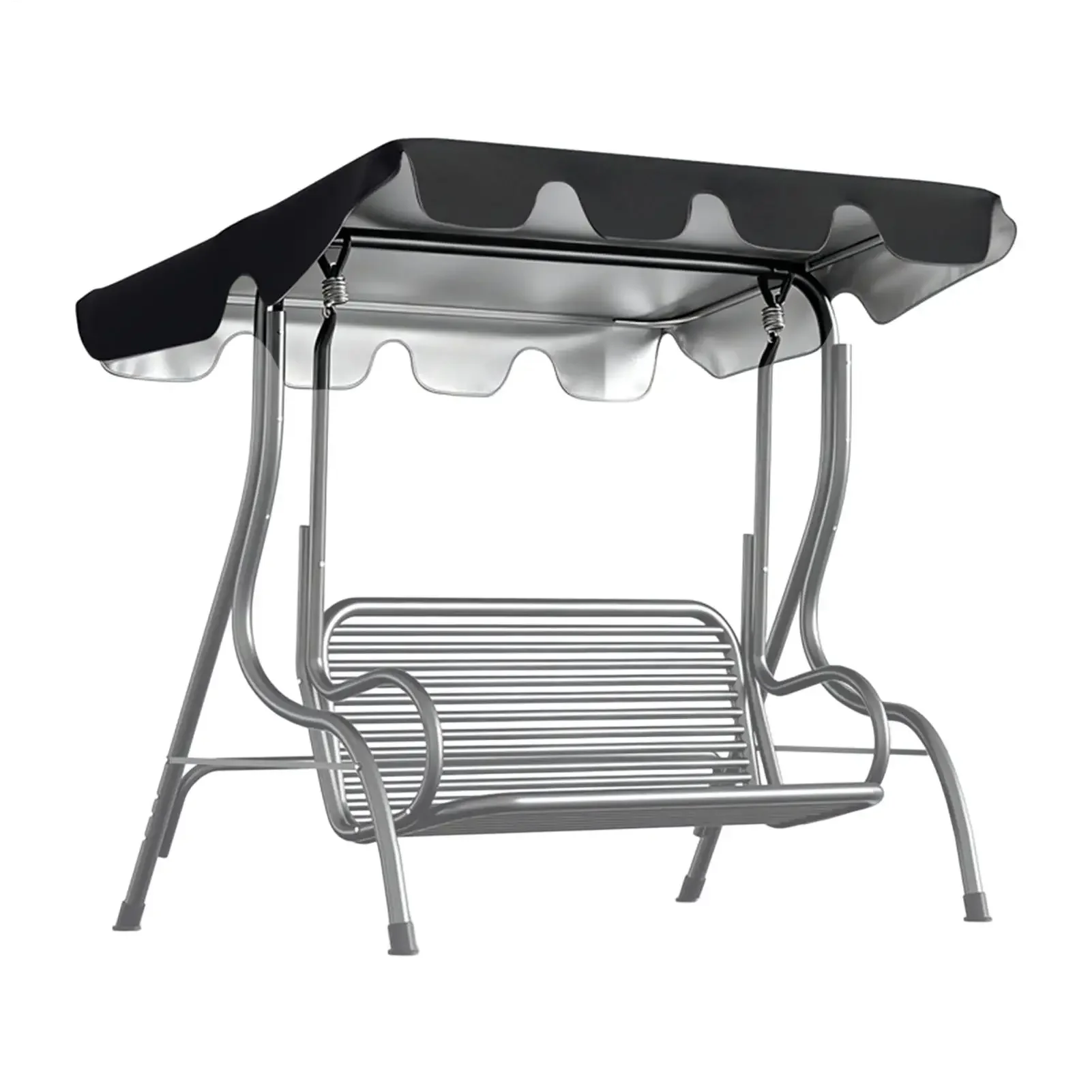 Swing Canopy Replacement Waterproof Windproof Sun Shade Garden Swing Canopy Seat Cover 65x45x6 Inch Outdoor Roof Cover