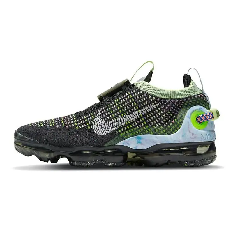 Nike Nike Air VaporMax 2020 Flyknit Black Barely Volt Women's Sneakers shoes CT1933-001