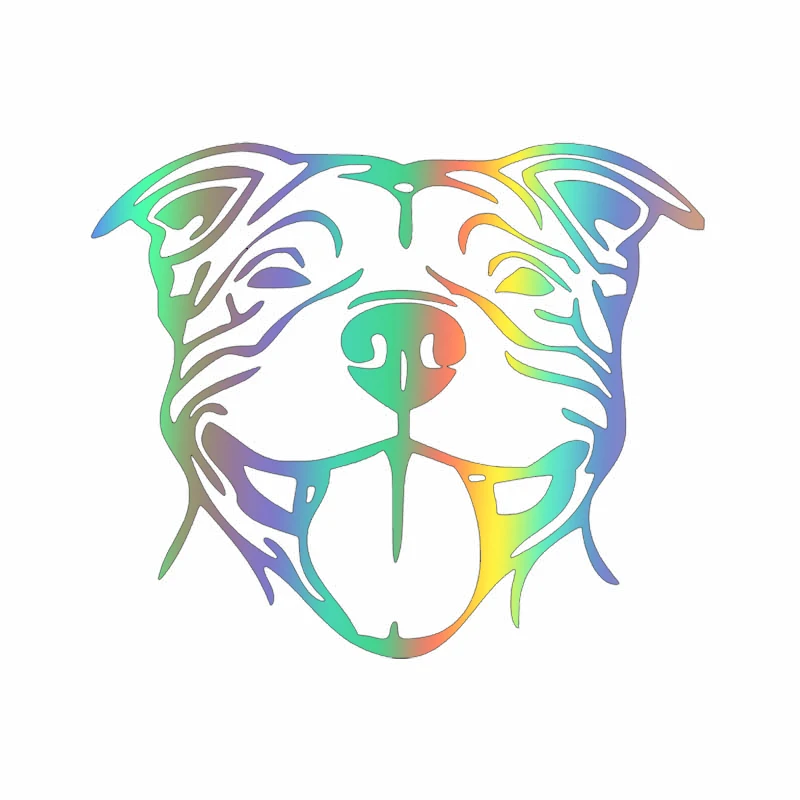 LYKX Car Sticker Staffy Staffordshire Bull Terrier Staffie Dog Funny Automobiles Motorcycles Exterior Accssories Vinyl Decals