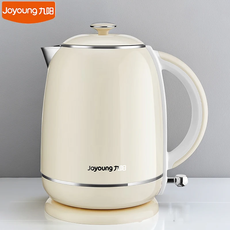 Joyoung Wasserkocher, 316 Edelstahl, 1,5 l, kratzfeste Teekanne, Kaffeekanne, 1500 W, Wasserkocher,