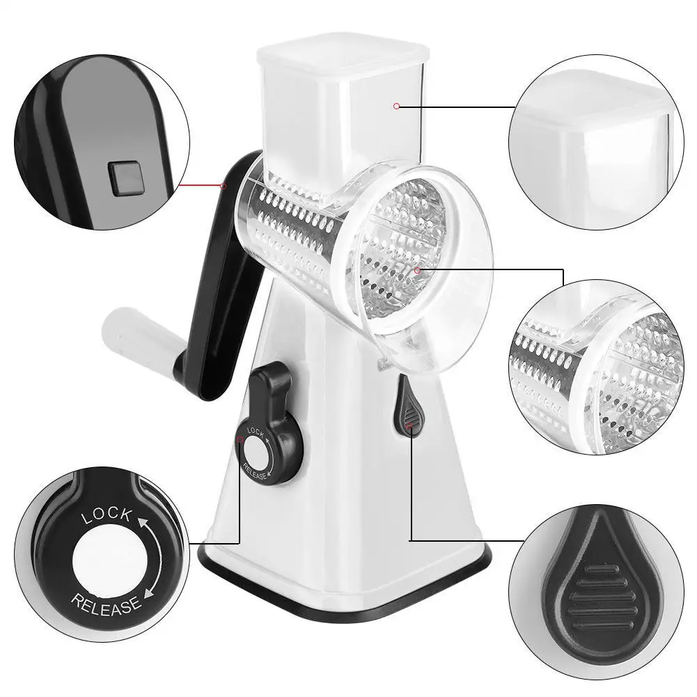 Multi-function Drum Vegetable Chopper Manual Vegetable Cutter & Slicer Pressed Vegetable Grinder Food Shredder Kitchen Accessori