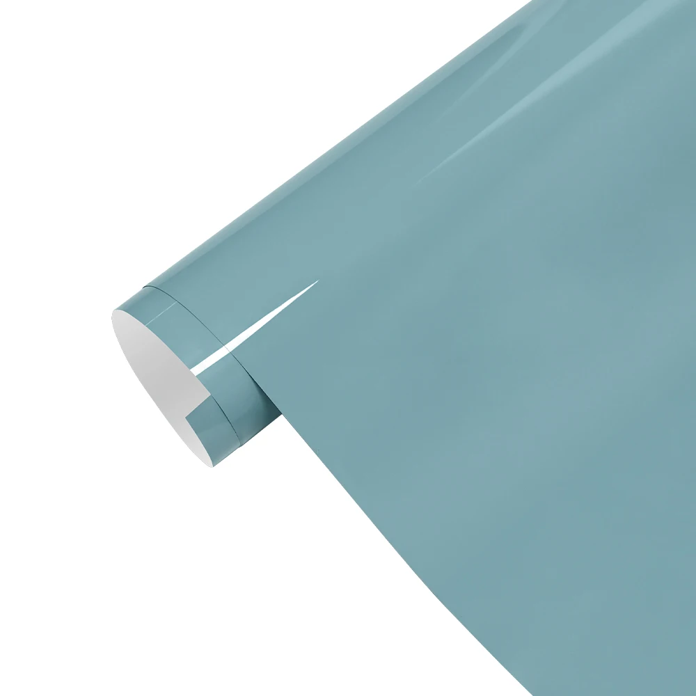 

Car Adhesive Vinyl Wrap Car Sticker Meissen Blue Color Change Film Bubble Free Wrapping Decal Car Accessories Interior Exterior