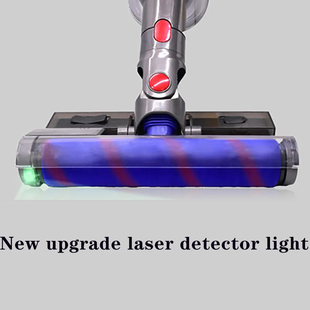 Motorized Laser Floor Brush Head For Dyson V8 V7 V10 V11 V15 Vacuum Cleaner Replacement Parts Electric Laser Roller Brush Head