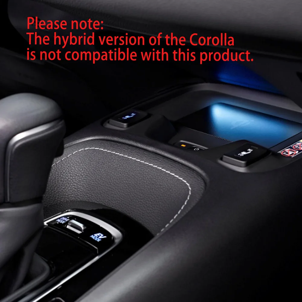 15W Wireless Charger Pad for Toyota Corolla/Levin 2019-2023 Quick Charge Car Accessory Compatible with Toyota Corolla/Levin