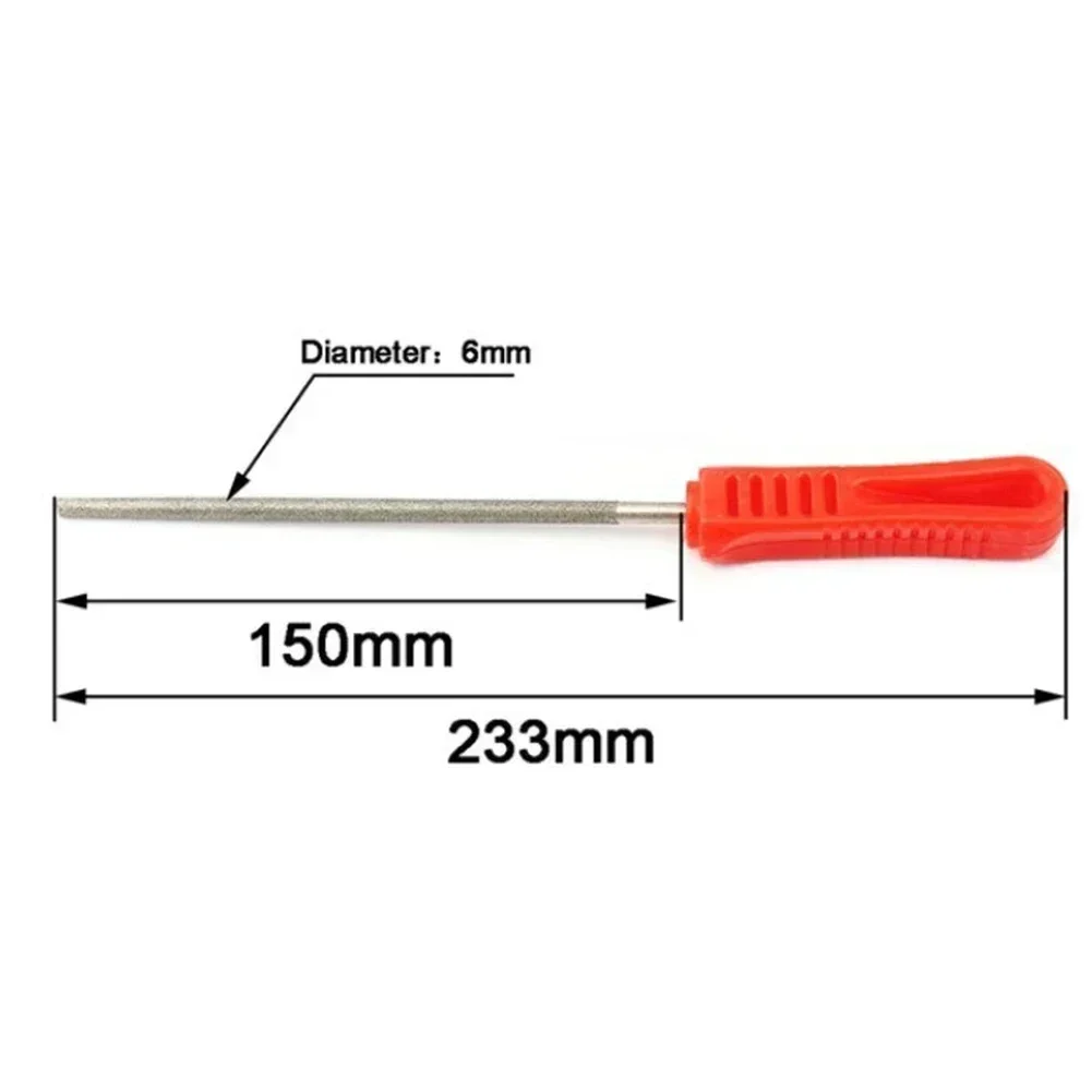 Wide Application Diamond Files 238mm 252mm 45 Steel Diamond Coating Diamond Sand Flat Flat/Half Round/Round/Triangle