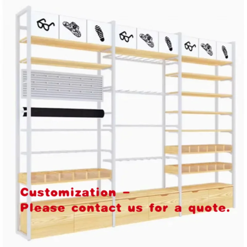 custom.Business Convenience Store Hardware Rack Pet Snack Jewelry Display Cosmetics Maternal Items Supermarket Shelves