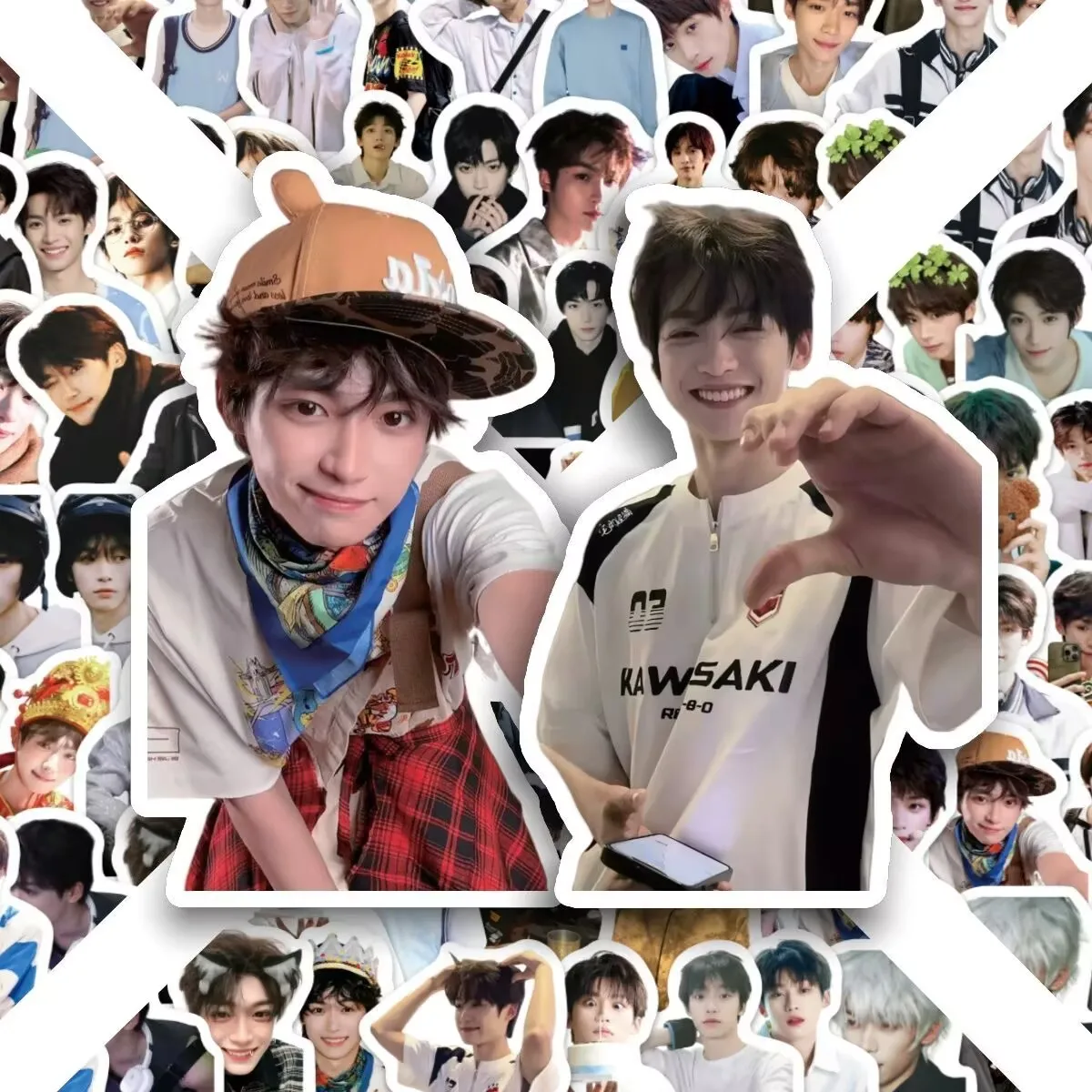 [당신만을 위한 독점] 외모 기준이 높은 잘 생긴 남자들의 300개의 Ziyu 스티커 '역사랑 우수웨이' 스타 DIY 다이어리