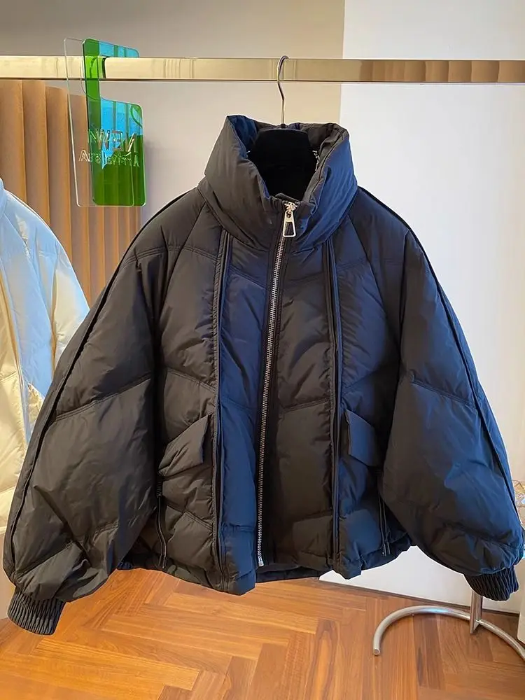 

Свободная и повседневная хлопковая куртка с воротником-стойкой для женщин осенью и зимой 2025 Новая повседневная хлопковая куртка Trend